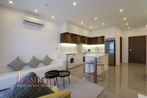 Chroy Changvar | 2 bedrooms condo on 14th floor for sale| Swimming pool, gym, and kid’s playroom