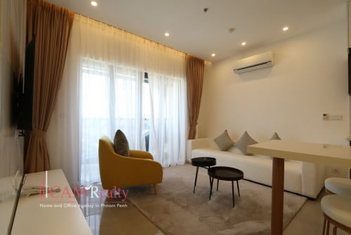 Chroy Changvar | 2 bedrooms condo on 14th floor for sale| Swimming pool, gym, and kid’s playroom