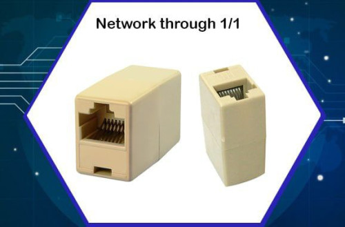 NETWORK CONNECTER RJ45 1 TO 1, 1 TO 2