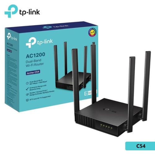 Tp Link Archer C54 AC1200 Dual-Band Wi-Fi Router