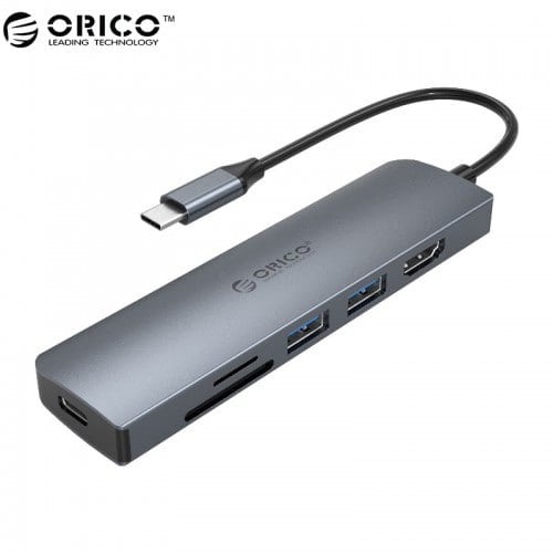 ORICO MC-U601P 6-in-1 Type-C Adapter PD 3.0 5-20V/100W MAX