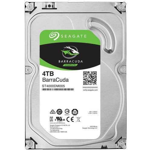 Seagate Barracuda 4TB ( 3.5" / 5400rpm / Cache 128MB )