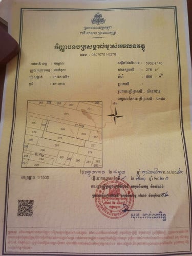 ដីភូមិលក់បន្ទាន់(ក្រោមទីផ្សារ)