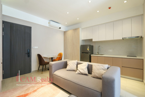 Tuol Kork | 1 bedroom condo for rent | Swimming pool, gym and sky-bar