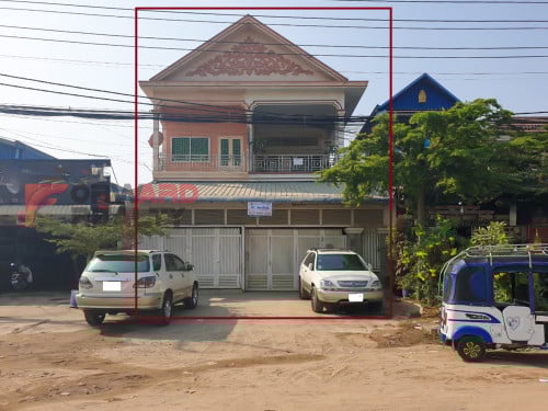 ផ្ទះ​ 2ល្វែងសំរាប់លក់ នៅសង្កាត់កន្ធោក ខណ្ឌកំបូល​ លើផ្លូវជាតិលេខ 4