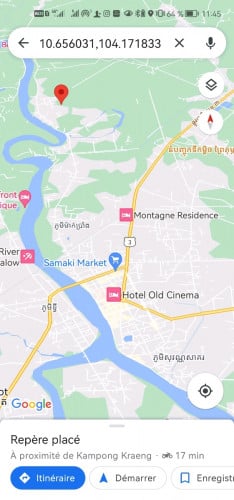 ដីលក់​ មានបង្កាន់ដៃ land for sale Kampot, Mak Prang, Hard​ ​Title receipt
