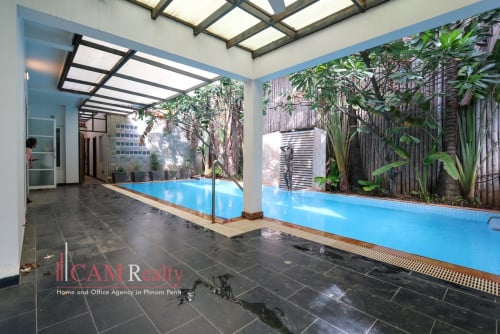 6 Bedroom Villa With Private Pool For Rent in Toul Kork
