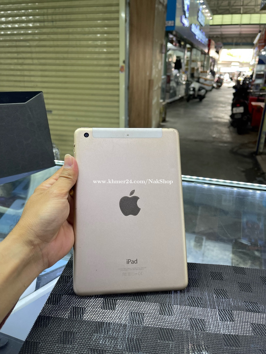 I want to sell IPad Mini3 64G Sim Wi-Fi gold ស្ទើរសំបក