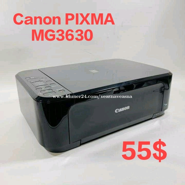 Canon PIXMA MG3630 មុខងារcopy+Print+Scan Telegram +