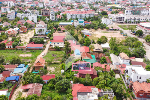 ដីសម្រាប់លក់សង្កាត់ស្វាយដង្គំ-Land for Sale in Svay Dangkum,Siem Reap