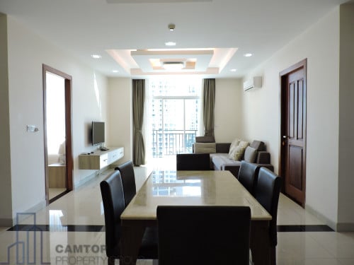 3 Bedroom Service Apartment For Rent In BKK3 With Pool Is Available Now