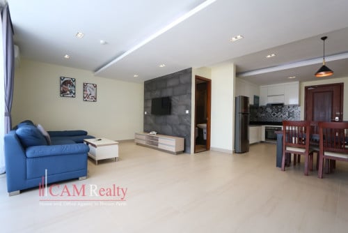 E-viewing Ok|  2 bedrooms serviced apartment for rent near BKK1 area - Phnom Penh