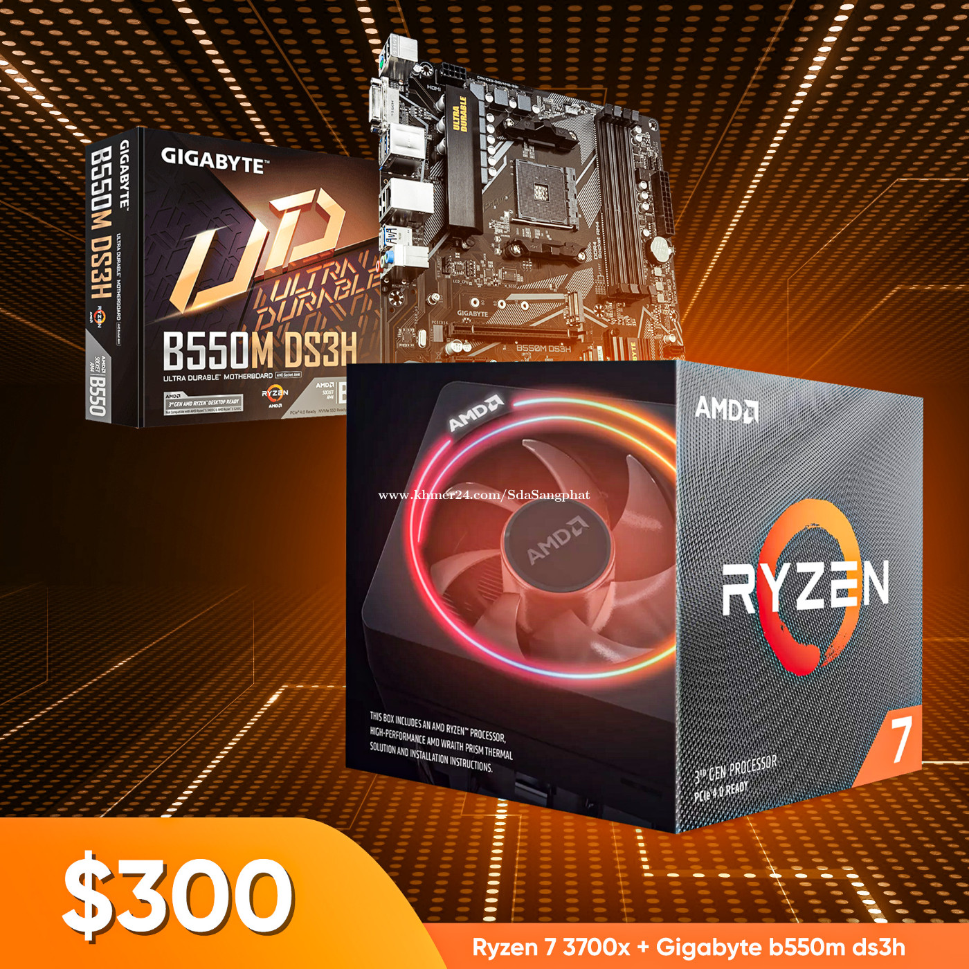 Gigabyte b550m ds3h ryzen 7 3700x hot sale