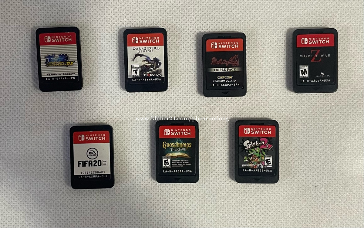 Nintendo Switch games second hand Price 1.00 in Phnom Penh Thmei