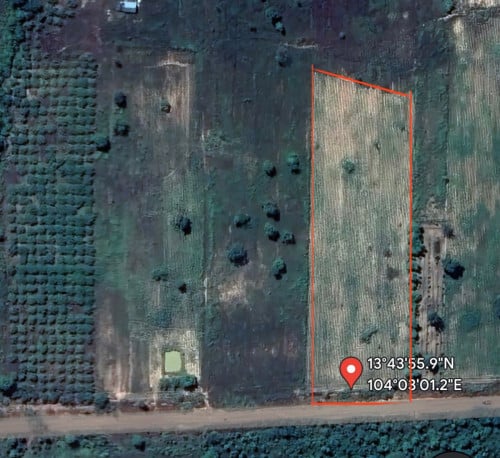 ដីសម្រាប់លក់នៅសៀមរាប តម្លៃចរចារបាម ទីតាំងស្ថិតនៅជិតគម្រោងអភិវឌ្ឍ