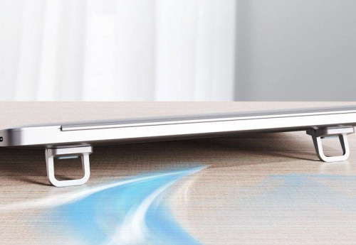 Zinc Alloy Metal Laptop Invisible Bracket Mini Portable Heightened Cooling Bracket