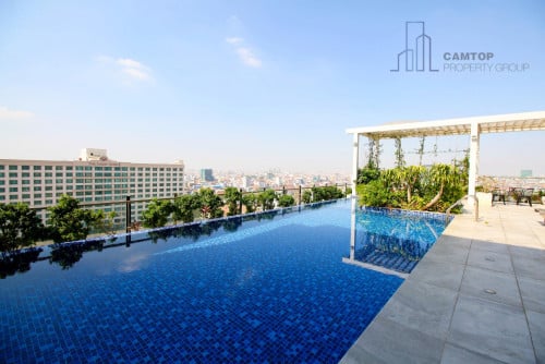 1BR Serviced Apartment With Gym And Swimming Pool In Phnom Penh