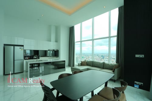 Luxury 3 bedrooms condominium for rent in BKK1 area – Phnom Penh.