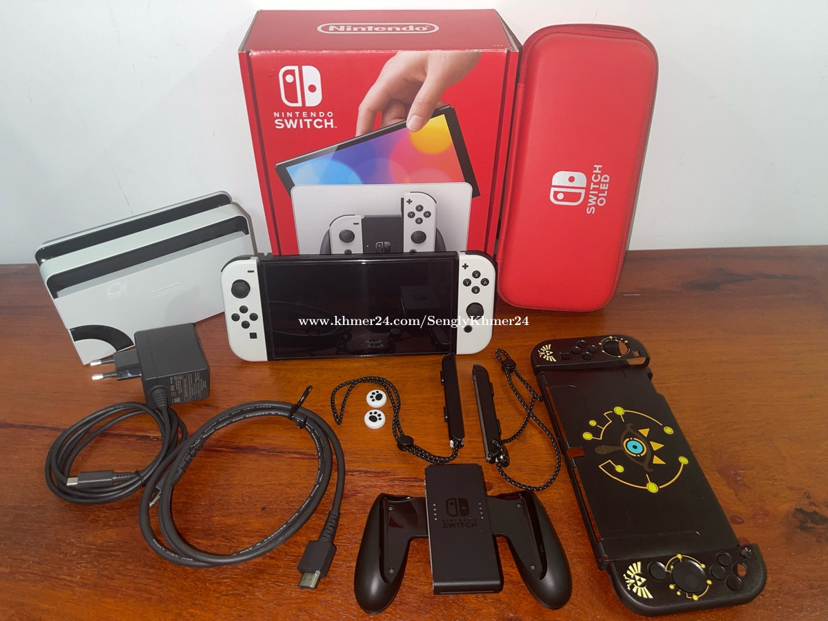 (SOLD) Nintendo Switch OLED 256GB JAILBREAK Price 1.00 in Chaom Chau 1, Cambodia Seng Ly