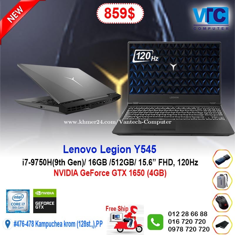 Laptop Gaming Price $715.00 in Mittakpheap, Cambodia - Vantech vantech