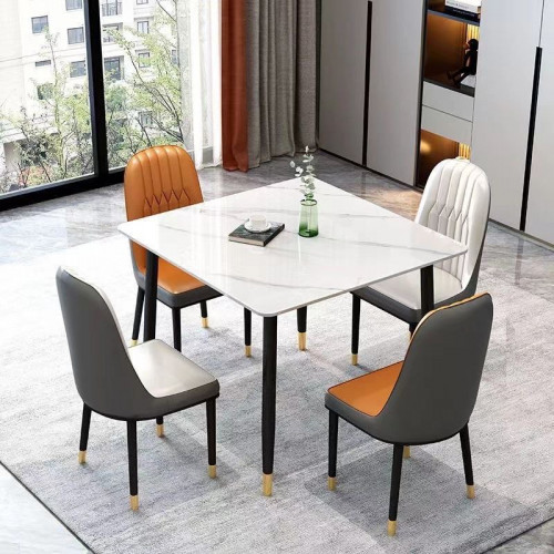 \u27051 Marble Table + 4 leather chairs  220$ per set