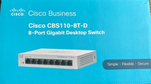 CISCO Swith Gigabit CBS110-8T-D លាងឃ្លាំង