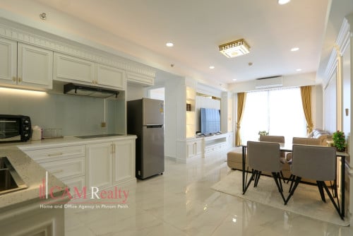 BKK3 (border BKK1) | Korean-style 3 bedrooms condo on 31st floor for rent | Swimming pool and gym