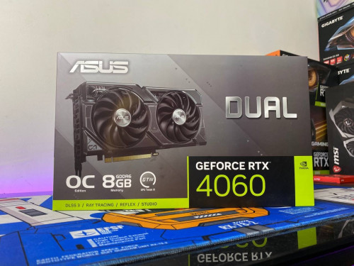 VGA Asus Dual Rtx 4060 8gb (ថ្មី) ជាមួយការធានារយះពេល 3ឆ្នាំ