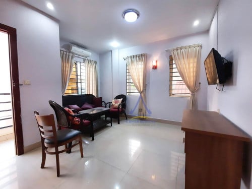 Toul Kork area | Service apartment one-bedroom for rent near Tk avenue