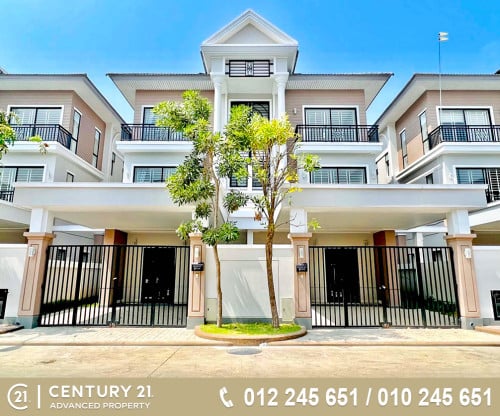 🏘 វីឡាភ្លោះ (Twin-A) ក្នុងបុរី ប៉េងហួត50ម ខណ្ឌដង្កោ ត្រូវការលក់បន្ទាន់ខ្លាំង