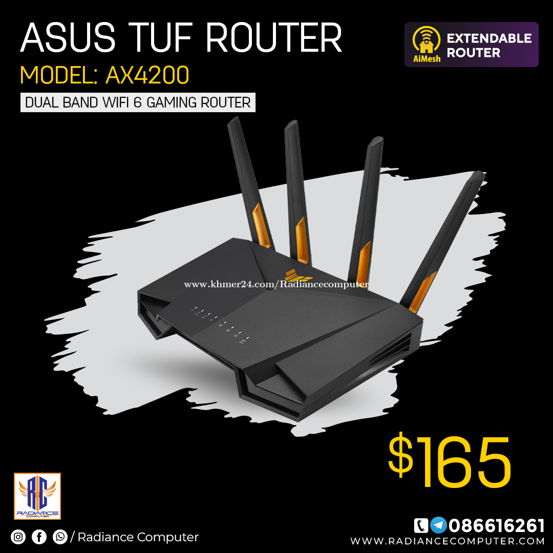 Router Asus Tuf AX4200 Dual Band
