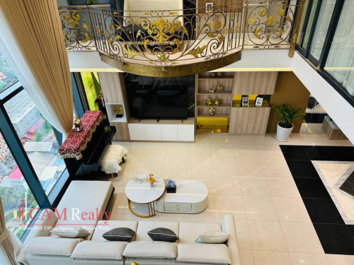 4 bedrooms duplex serviced condo for rent in Tonle Basak area – Phnom Penh