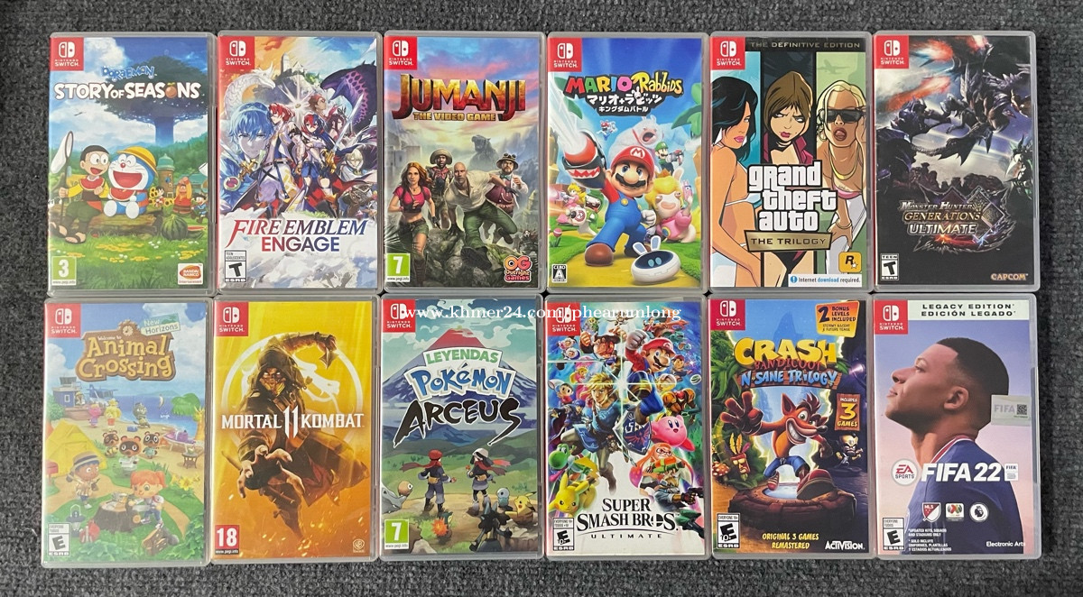 Nintendo Switch games second hand Price 1.00 in Phnom Penh Thmei