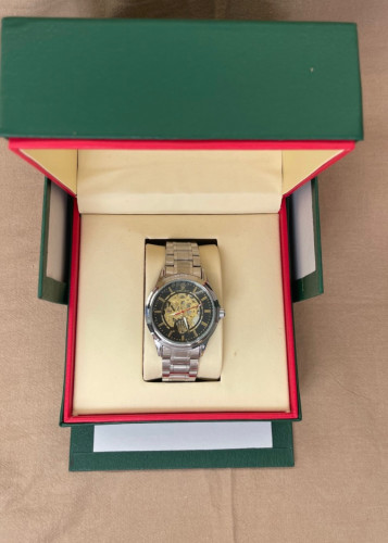 Rolex made stainless steel back deville 021 on sale swiss