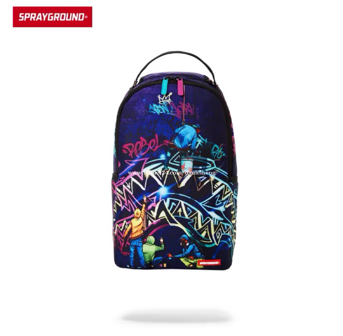 Sprayground Midnight Graffiti Mini Backpack Authentic Price 65.00 in
