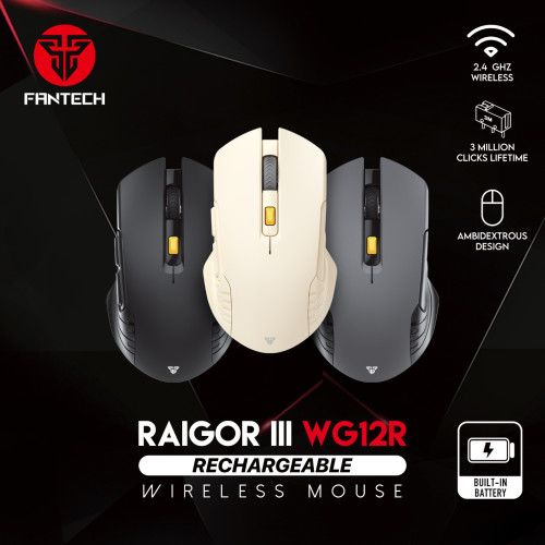 Fantech WG12R Wireless Mouse Rechargable 