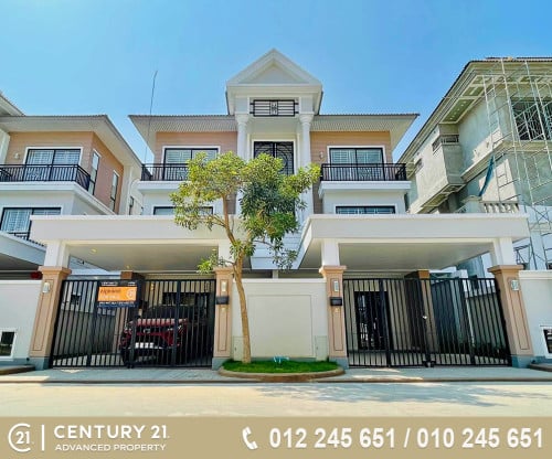 🏠វីឡាភ្លោះ (Twin-A) ក្នុងបុរី ប៉េងហួត50ម  ត្រូវការលក់បន្ទាន់ខ្លាំង