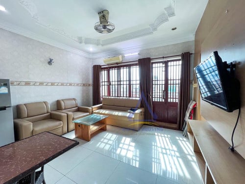 Toul Kork area | Fully furnished two bedrooms with elevator for rent near TK avenue
