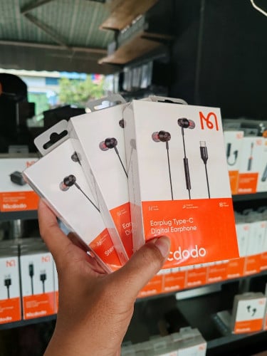 McDoDo Stereo Earphones Type-C ធានាសំលេងពិរោះខ្លាំង
