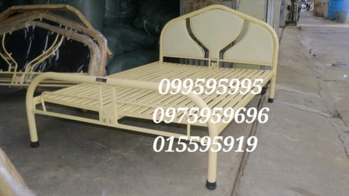 គ្រែដែកក្បាលផ្កា 1,2 ម ×2,0ម