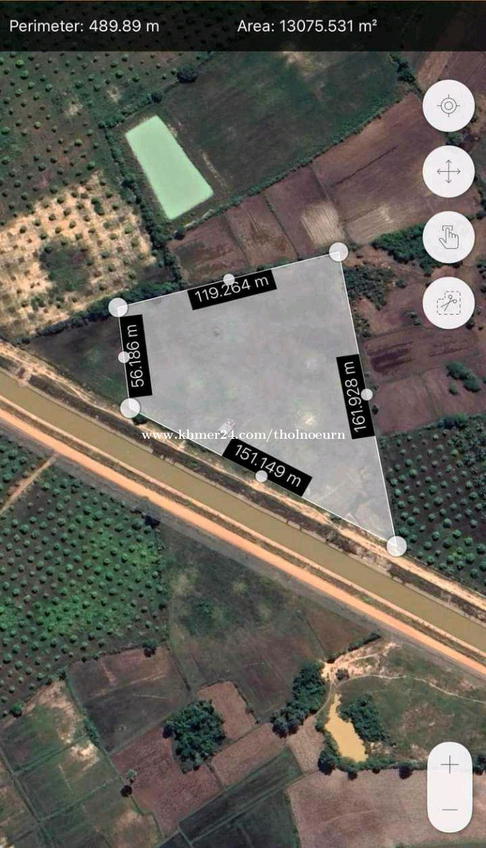 ដីលក់ តម្លៃក្រោមទីផ្សារ40 (កំពត) តំលៃ 51000.00 ក្នុង ព្រៃថ្នង, ទឹកឈូ