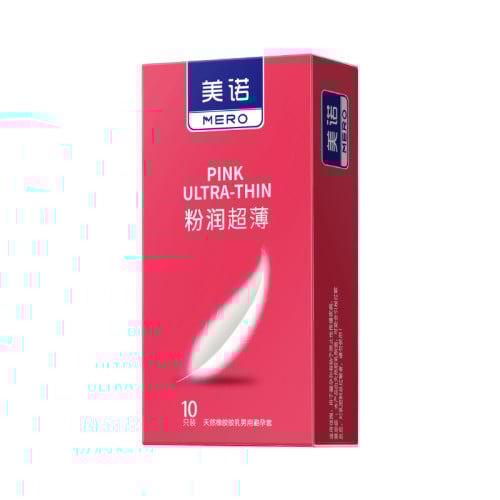 ស្រោមអនាម័យស្តើង ពណ៍ផ្កាឈូក