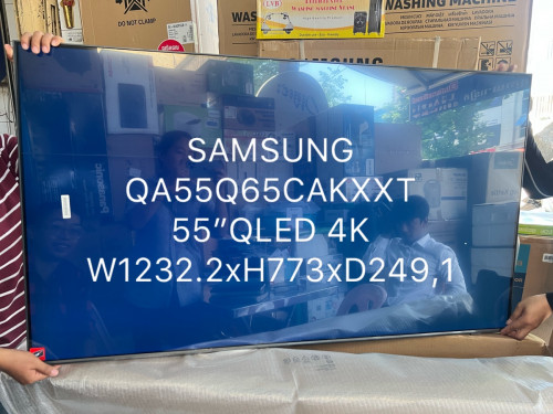 SAMSUNG QA55Q65CAKXXT( ទូរទស្សន៍ស្តើងទំហំ 55” QLED /55”QLED TV