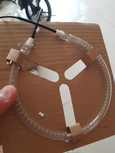 រ៉េស៊ីស្តង់កំដៅឆ្នាំងដុតម៉ាន់Round shape Infrared halogen Heating tube Custom:OD150 220-240V 1300W