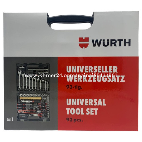 WURTH UNIVERSAL TOOL SET 93-TLG