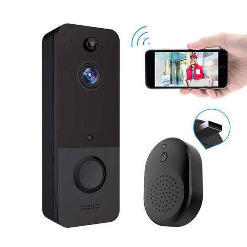 Smart Wifi Door Bell Security Dingdong Ring Bell Chime Camera Video