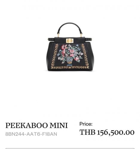 Product Fendi peekaboo mini limited edition Condition 96 used Salary Start From 4700.00 in Tonle Basak Chamkar Mon Phnom Penh Cambodia Kong Senchakrya Khmer24