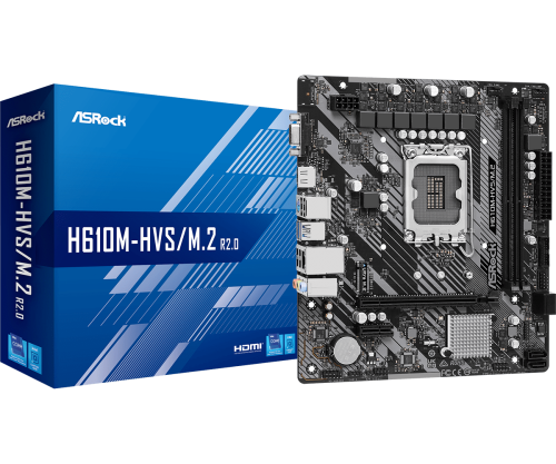 Asrock H610M-HVS/M.2 R2.0 Mainboard 14th 13th 12th  LGA 1700