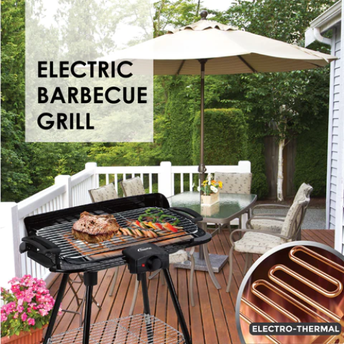 Electric BBQ Grill With Baking Surface 🍤🥩🐙