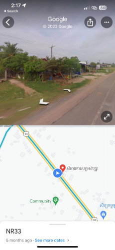 ដីលក់នៅកំពតក្បាក២២បណ្តោយ36ម៉ែត្រ
